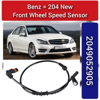 Front Left/Right ABS Wheel Speed Sensor A2049052905 A2049057900 2049054305 2049054405 2049057502 Compatible With MERCEDES-BENZ C-CLASS W204