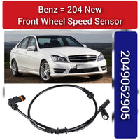 Front Left/Right ABS Wheel Speed Sensor A2049052905 A2049057900 2049054305 2049054405 2049057502 Compatible With MERCEDES-BENZ C-CLASS W204
