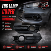 Fog Lamp Cover Compatible With AUDI Q3 2013-2015 Fog Lamp Cover Left 8U0807681A & Right 8U0807682A Tag-FC-71 Fog No.71 (2013-15)