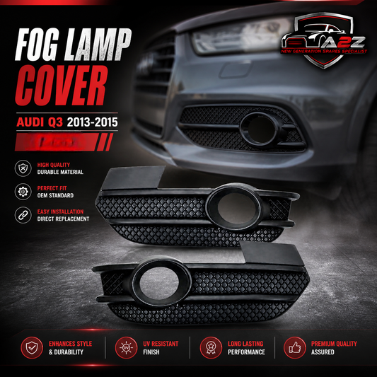 Fog Lamp Cover Compatible With AUDI Q3 2013-2015 Fog Lamp Cover Left 8U0807681A & Right 8U0807682A Tag-FC-71 Fog No.71 (2013-15)