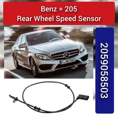 Rear Left/Right ABS Wheel Speed Sensor 2059058503 A2059058503 Compatible With MERCEDES-BENZ C-CLASS W205