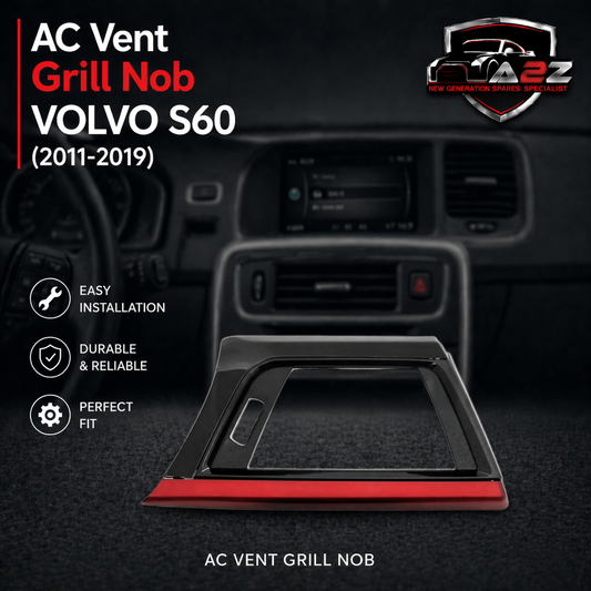 FRONT Right AC VENT GRILLE PANEL OUTER FRAME (Black) 51459231457 Compatible With BMW 3 Series F30 & 3 Series GT F34