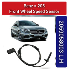 Front Right ABS Wheel Speed Sensor 2059058003 A2059058003 Compatible With MERCEDES-BENZ C-CLASS W205
