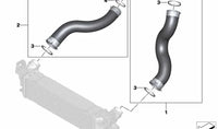 Charge Air Duct/Hose 11618580078 Compatible With BMW X3 G01 G08 X4 G02