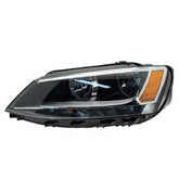 Headlight Headlamp Left Headlight Headlamp Left 5C7941005 & Right 5C7941006 (Without Blaster) Compatible With Volkswagen Jetta MK6 (LED)