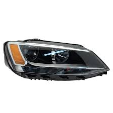 Headlight Headlamp Left Headlight Headlamp Left 5C7941005 & Right 5C7941006 (Without Blaster) Compatible With Volkswagen Jetta MK6 (LED)
