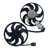 Engine Cooling Fan Motor Fan Assembly (Small) 7L0959455F Compatible With AUDI Q7 (4LB) & PORSCHE CAYENNE (9PA) & VW TOUAREG (7LA, 7L6, 7L7)
