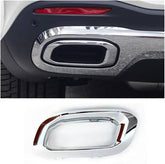 Tailpipe Bright Frame Exhaust Cover Left 1678856900 & Right 1678857000 Compatible With Mercedes Benz GLE W167 & GLS W167 & GLC X253 2020-2024 Tag No.215