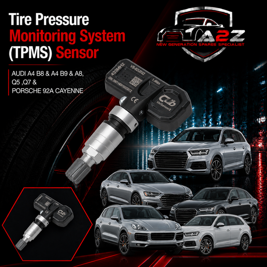 Tire Pressure Monitoring System (TPMS) Sensor 5Q0907275 5Q0907275B Compatible With AUDI A4 B8 & A4 B9 & A8, Q5 ,Q7 & PORSCHE 92A CAYENNE Tag-TS-04