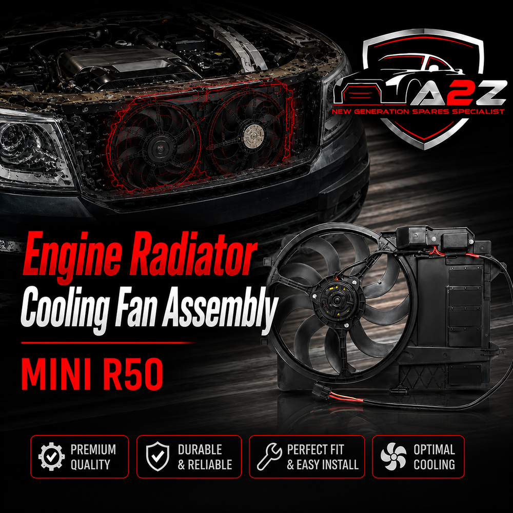 Engine Radiator Cooling Fan Assembly 17117541092 17107529272 Compatible With MINI R50