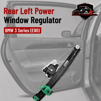 Rear Left Power Window Regulator 51357140589 Compatible with BMW 3 Series (E90)