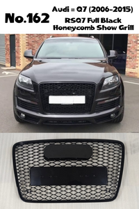 RSQ7 Full Black Honeycomb Show Grill Compatible With Audi Q7(2010-2015) Tag No.162