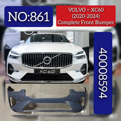 Front Bumper 40008594 & 40004026 Compatible With VOLVO XC60 (2020-2024)