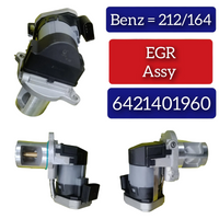 Exhaust Gas Recuperation EGR Assembly 6421401960 A6421401960 Compatible With MERCEDES-BENZ E-CLASS (W212) & M-CLASS (W164)