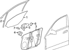 Front Left Power Window Regulator 2127201579 Compatible with MERCEDES-BENZ C-CLASS (W204) & E-CLASS (W212)