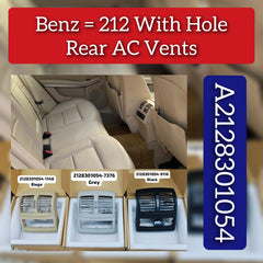 Rear Ac Vent Grille (With Hole) 2128301054-9116 2128301054-8R99 2128301054-1148 2128301054 Compatible With MERCEDES BENZ E-CLASS W212