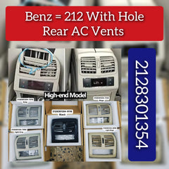 Rear Ac Vent Grille  (With Hole) 2128301354-9116 2128301354-8R99 2128301354-1148 Compatible With MERCEDES BENZ E-CLASS W212