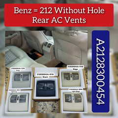 Rear Ac Vent Grille (Without Hole) 2128300454 2128300454-7376 Compatible With MERCEDES BENZ E-CLASS W212