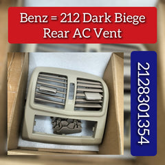 Rear Ac Vent Grille  (With Hole) 2128301354-9116 2128301354-8R99 2128301354-1148 Compatible With MERCEDES BENZ E-CLASS W212