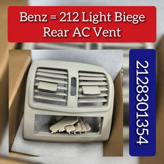 Rear Ac Vent Grille  (With Hole) 2128301354-9116 2128301354-8R99 2128301354-1148 Compatible With MERCEDES BENZ E-CLASS W212