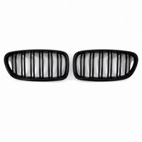 Glossy Black Show Grill Compatible With BMW 5 SERIES (F10) (2010-2016) Tag No.11