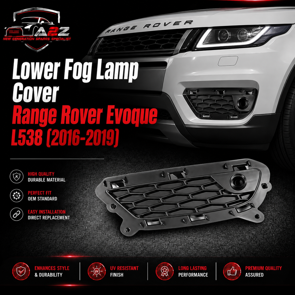 Lower Fog Lamp Cover Left LR074224 & Right LR074208 Compatible With Land Rover Range Rover Evoque (L538) (2016-2019) Tag No.632