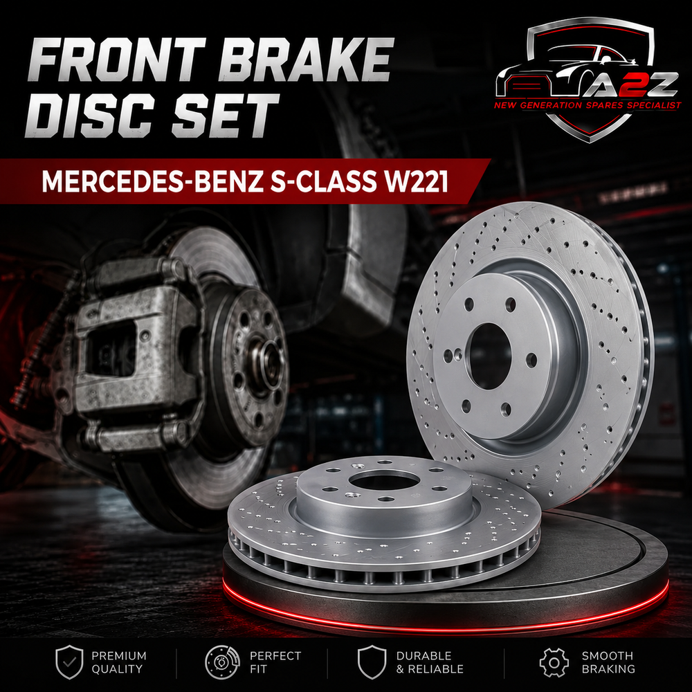 Front Brake Disc Set 2214210612 A2214210612 A2214211712 A2214211012 Compatible With MERCEDES-BENZ S-CLASS W221