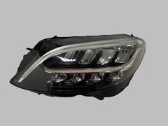 Complete Headlight Headlamp Assy Left A2059068905 (6 Pin) & Right A2059069005(4 Pin) (Without Blaster) Compatible With MERCEDES-BENZ C-CLASS (W205) (2021-2022) Tag No.110