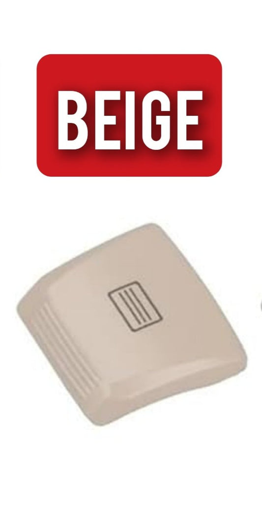 Biege Sunroof Window Switch Button Cover A0009072907 Compatible With MERCEDES BENZ C-CLASS W205 & E-CLASS W213 & S-CLASS W222 & GLC X253