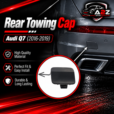 Rear Towing Cap Set. 4M0807442 = R.H, 4M0807441 = L.H Compatible With Audi Q7 (2016-2019) Tag 114