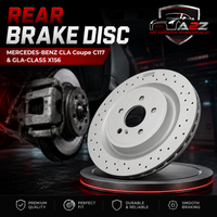 Rear Brake Disc Set A1724230112 1724230112 Compatible With MERCEDES-BENZ CLA Coupe C117 & GLA-CLASS X156