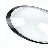 Front Headlight Glass Black Compatible With Porsche 911 (2012 - 2019)