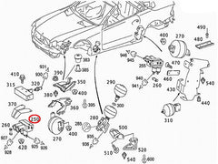Front Left Air Suspension Shock Absorber Strut 2113209313 Compatible With MERCEDES-BENZ CLS (C219) & E-CLASS (W211)