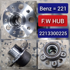 Front Wheel Hub 2213300225 A1409810305 1409810305 Compatible With Mercedes Benz S-Class (W221)