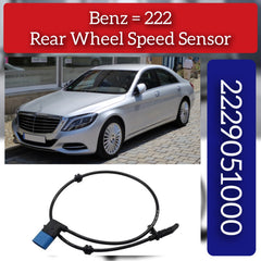 Rear Left ABS Wheel Speed Sensor 2229051000 A2229051000 Compatible With MERCEDES-BENZ S-CLASS W222