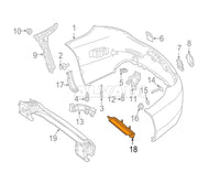 Rear Bumper Bracket 2058851600 Compatible With Mercedes-Benz C-CLASS W205 (2015-2018) Tag No.795