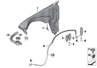 Windshield Washer Pump 67126934160 Compatible With MINI MINI Convertible (F57) | MINI / COOPER & BMW 1 (F20)(F21) & 5-Series (E60)(F10)