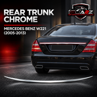 Rear Trunk Chrome A2217580181 2217580181 Compatible With Mercedes Benz (W221) S-Class (2005-2013) Tag No.287