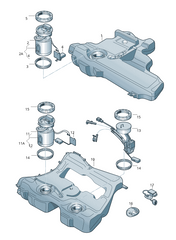1K0919051BH Fuel Pump Compatible For AUDI A4 Tag-F-37
