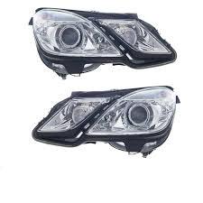Headlight Headlamp Left A2128200939 & Right A2128201039 2128202759 A2128202759 (Without Blaster) Compatible With MERCEDES-BENZ E-CLASS (W212) (2009-2016)