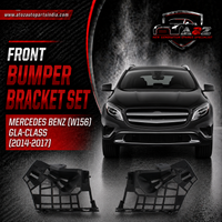 Front Bumper Bracket Left 1568850521 & Right 1568850621 Compatible With Mercedes Benz (W156) GLA-Class (2014-2017) Tag No.544
