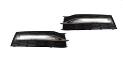Fog Lamp Cover Set (With Chrome) Left 3V0853665B 3V0853767D & Right 3V0853666B 3V0853768D Compatible With Skoda Superb (2019-2024) Tag No.1163
