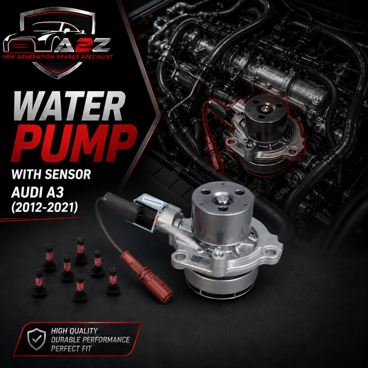 Water Pump With Sensor WP6098 04L121011X Compatible With AUDI A3 Limousine, A4 B9, A5 Convertible, A5 Sportback, A6 C7, Q3 (8UB, 8UG), Q5 (8RB), Q5 (FYB, FYG) (CONTINENTAL)
