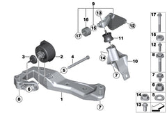 Transmission Mount 22316771219 23711137817 22316799331 22316771221 Compatible With BMW 3 Series E90 & Z4 Roadster E89