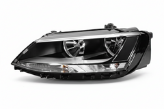 Headlight Headlamp Left Headlight Headlamp Left 1EL010395-11 & Right 1EL010395-21 (Without Blaster) Compatible With Volkswagen Jetta MK6 (Helogen)