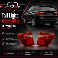 Tail Light Rear Lamp Left 63217217311 & Right 63217217312 Compatible With BMW X3 F25 (2010-14) Tag No.52
