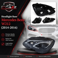 Headlight Base Compatible With Mercedes Benz W212 (2014-2016) Tag No.130