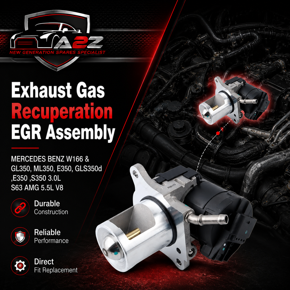 Exhaust Gas Recuperation EGR Assembly (642 Engine) 6421402160 A6421402160 642140216080 Compatible With MERCEDES BENZ W166 & GL350, ML350, E350, GLS350d ,E350 ,S350 3.0L S63 AMG 5.5L V8