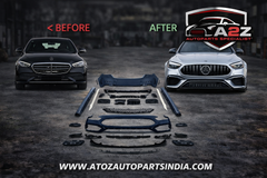 A To Z Compatible With Mercedes Benz C Class W206 (2022-2025) Front Rear Bumper Side Skirt Diffuser Exhaust Tip Upgrade Convert To Amg Amg C63 Bumper Body Kit W206-010 CC-9552 (Shipping Cost Not Included In Price)