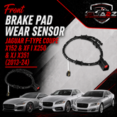 Front Brake Pad Wear Sensor C2P17004 C2Z16061 Compatible With JAGUAR F-TYPE Coupe X152 & XF I X250 & XJ X351